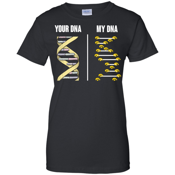 Iowa Hawkeyes T shirts Your DNA My DNA Hoodies Sweatshirts