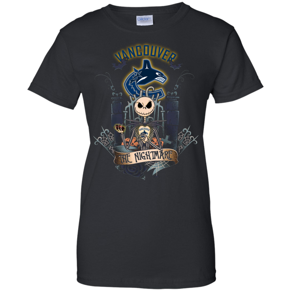 Halloween Vancouver Canucks T shirts The Nightmare Hoodies Sweatshirts