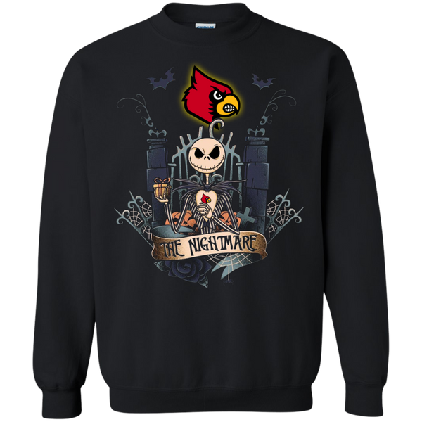 Halloween Louiville Cardinals T shirts The Nightmare Hoodies Sweatshirts