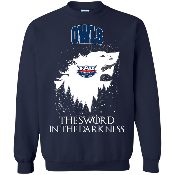 Florida Atlantic Owls Game Of Thrones T shirts The Sword In The Darkness Hoodies Sweatshirts