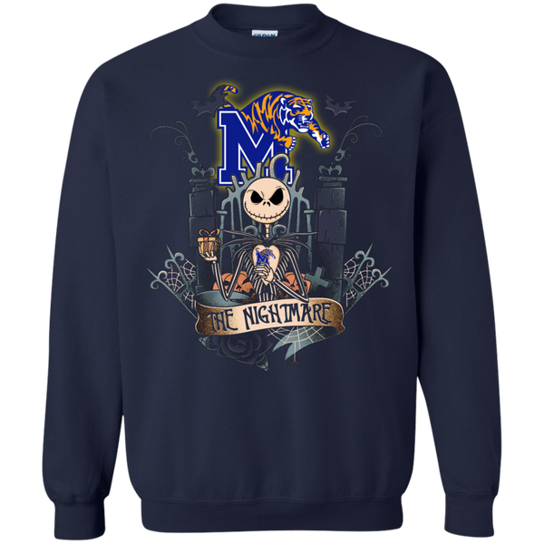 Halloween Memphis Tigers T shirts The Nightmare Hoodies Sweatshirts