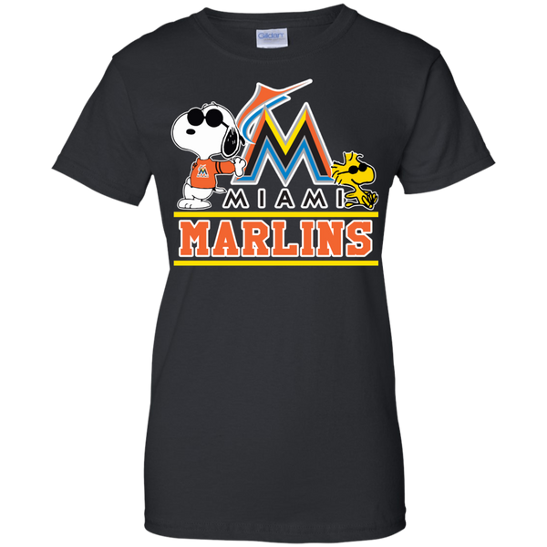 Miami Marlins T shirts Snoopy Hoodies Sweatshirts