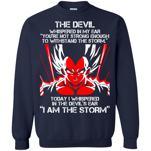 Dragon Ball Z Vegeta T shirts I Am The Storm Hoodies Sweatshirts