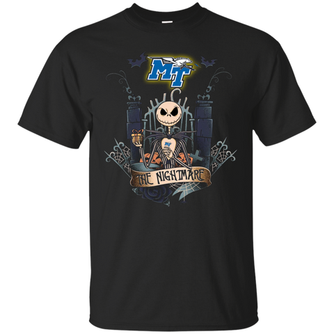 Halloween Middle Tennessee Blue Raiders T shirts The Nightmare Hoodies Sweatshirts