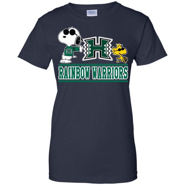 Hawaii Rainbow Warriors T shirts Snoopy Hoodies Sweatshirts
