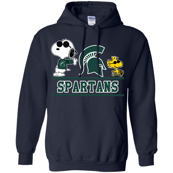 Michigan State Spartans T shirts Snoopy Hoodies Sweatshirts