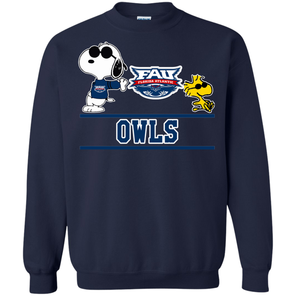 Florida Atlantic Owls T shirts Snoopy Hoodies Sweatshirts