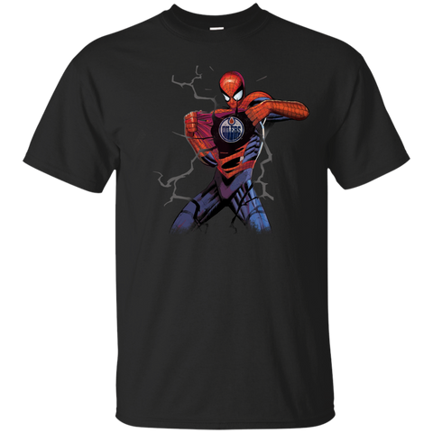 Edmonton Oilers T shirts Spiderman Hoodies Sweatshirts