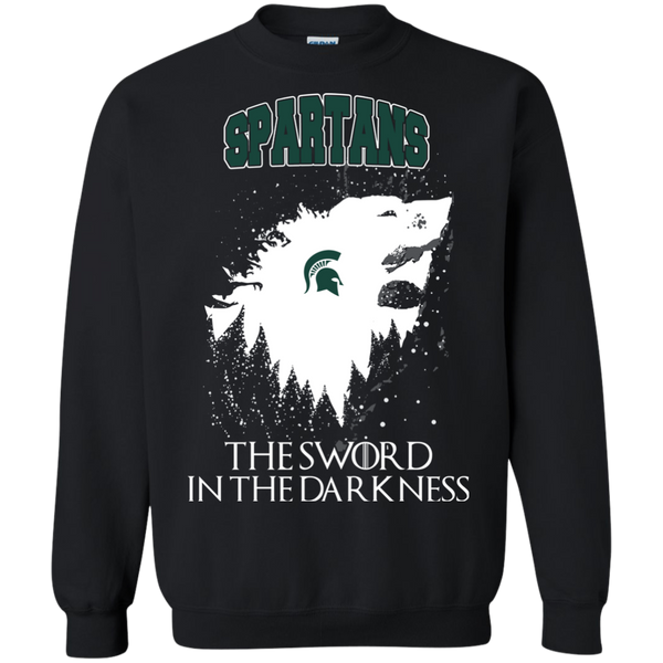 Michigan State Spartans Game Of Thrones T shirts The Sword In The Darkness Hoodies Sweatshirts