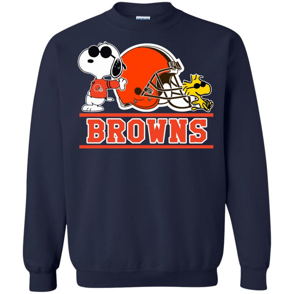 Cleveland Browns T shirts Snoopy Hoodies Sweatshirts