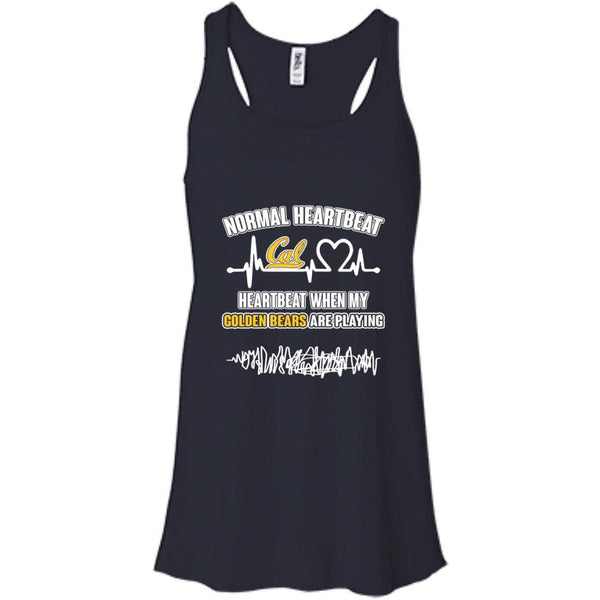 California Golden Bears T shirts Heartbeat When My Golden Bears Playing Hoodies Sweatshirts