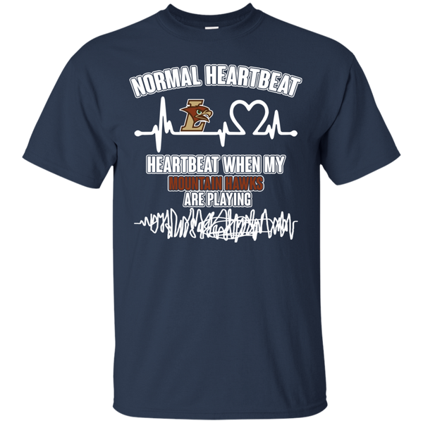 Lehigh Mountain Hawks T shirts Heartbeat When My Mountain Hawks Playing Hoodies Sweatshirts