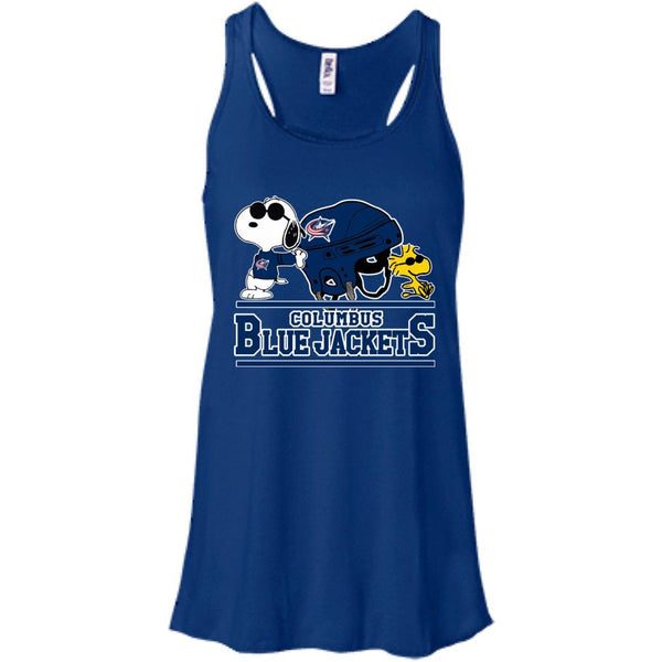 Columbus Blue Jackets T shirts Snoopy Hoodies Sweatshirts