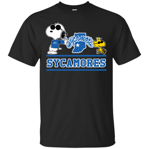 Indiana State Sycamores T shirts Snoopy Hoodies Sweatshirts