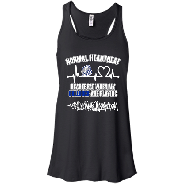 Drake Bulldogs T shirts Heartbeat When My Bulldogs Playing Hoodies Sweatshirts