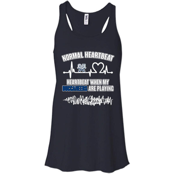 Charleston Southern Buccaneers T shirts Heartbeat When My Buccaneers Playing Hoodies Sweatshirts