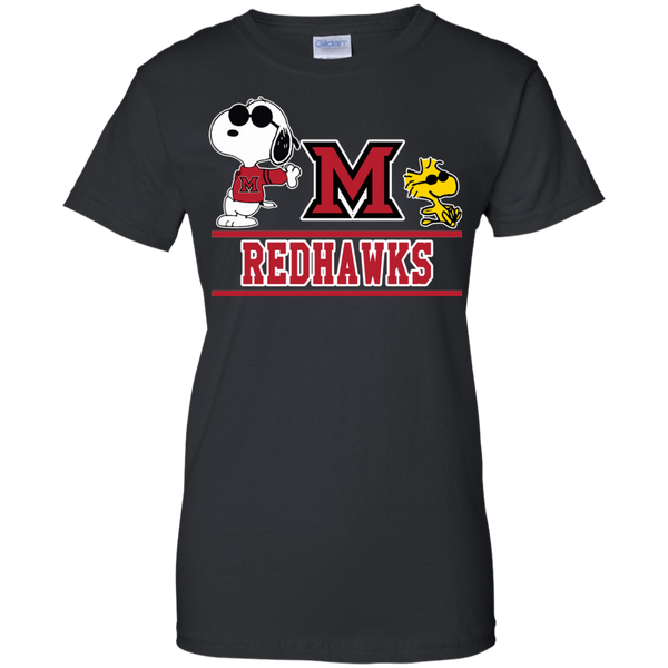 Miami (OH) Redhawks T shirts Snoopy Hoodies Sweatshirts