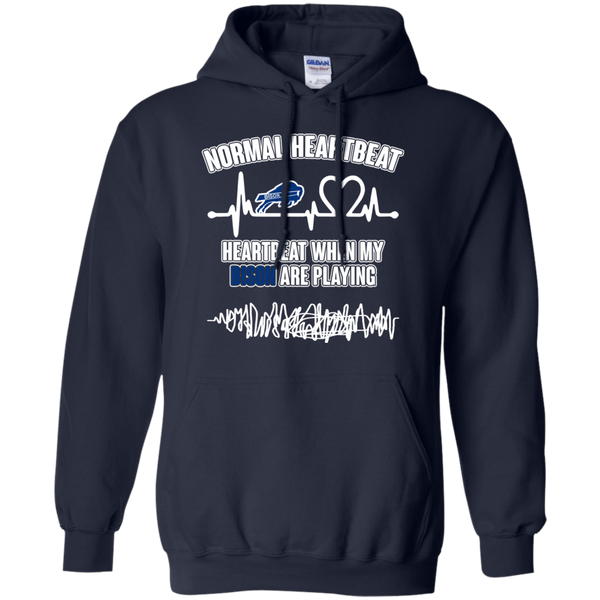 Howard Bison T shirts Heartbeat When My Bison Playing Hoodies Sweatshirts
