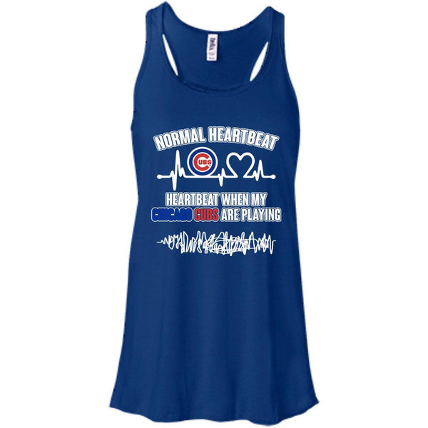 Chicago Cubs T shirts Heartbeat When My Chicago Cubs Playing Hoodies Sweatshirts