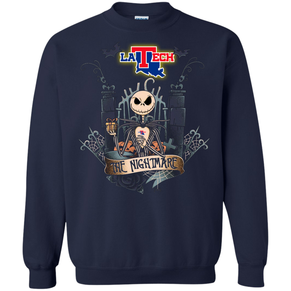 Halloween Louisiana Tech Bulldogs T shirts The Nightmare Hoodies Sweatshirts