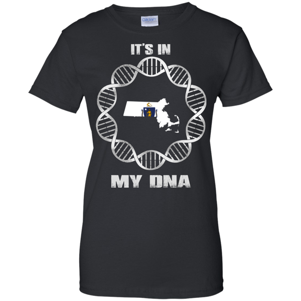 Massachusetts State T shirts It's In My DNA Hoodies Sweatshirts