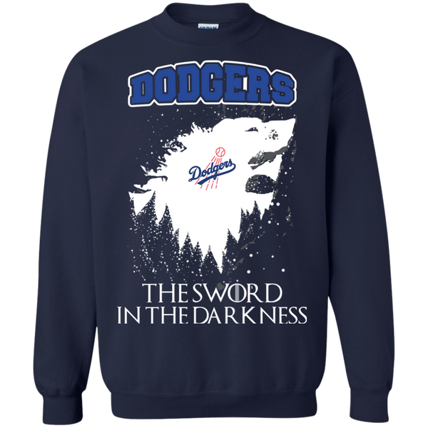 Los Angeles Dodgers Game Of Thrones T shirts The Sword In The Darkness Hoodies Sweatshirts