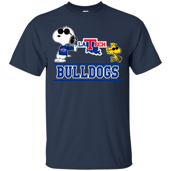 Louisiana Tech Bulldogs T shirts Snoopy Hoodies Sweatshirts