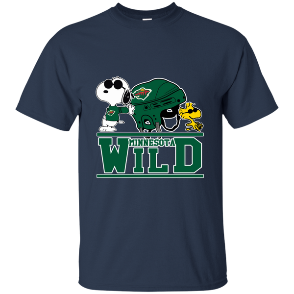 Minnesota Wild T shirts Snoopy Hoodies Sweatshirts