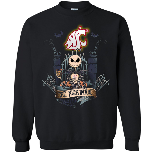Halloween Washington State Cougars T shirts The Nightmare Hoodies Sweatshirts