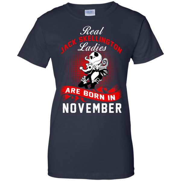 Jack Skellington T shirts Real Jack Skellington Ladies Born In November Hoodies Sweatshirts