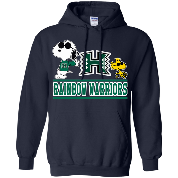 Hawaii Rainbow Warriors T shirts Snoopy Hoodies Sweatshirts