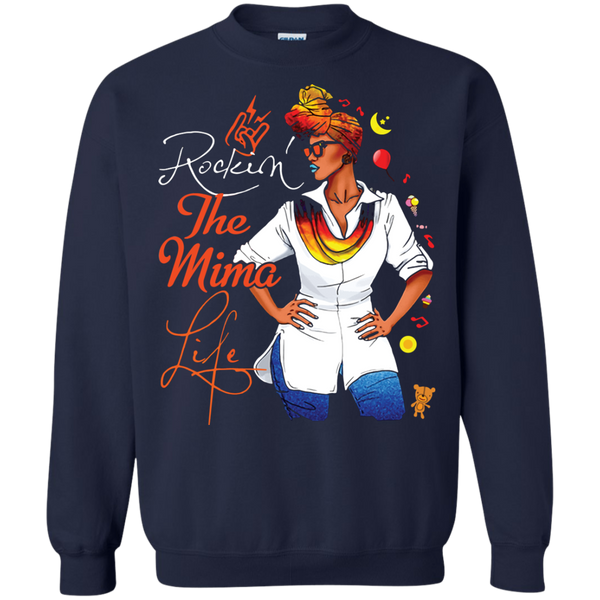 Grandma Gift T shirts Rockin The Mima Life Hoodies Sweatshirts