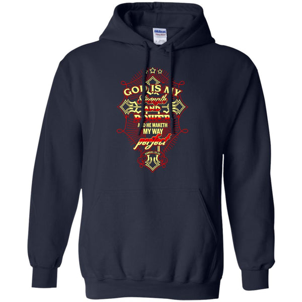 Christian Jesus T shirts God Is My Strength And Power Hoodies Sweatshirts