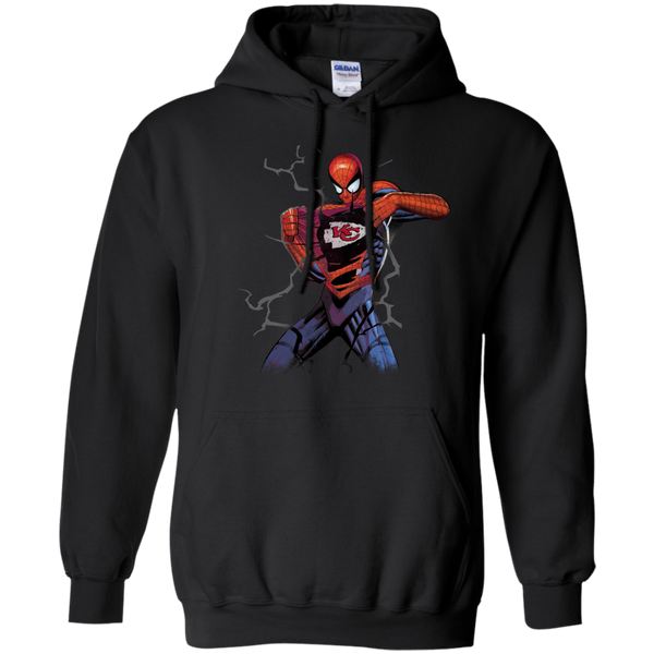 Kansas City Chiefs T shirts Spiderman Hoodies Sweatshirts