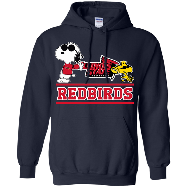 Illinois State Redbirds T shirts Snoopy Hoodies Sweatshirts
