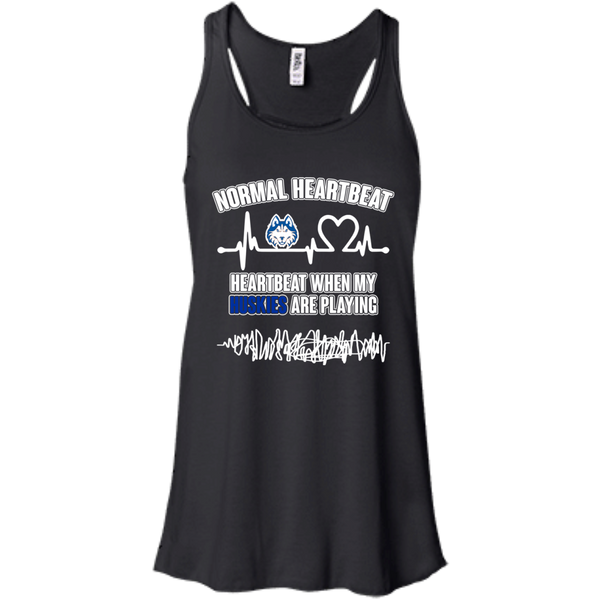 Houston Baptist Huskies T shirts Heartbeat When My Huskies Playing Hoodies Sweatshirts