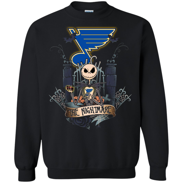 Halloween St. Louis Blues T shirts The Nightmare Hoodies Sweatshirts