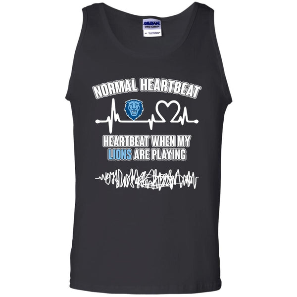 Columbia Lions T shirts Heartbeat When My Lions Playing Hoodies Sweatshirts