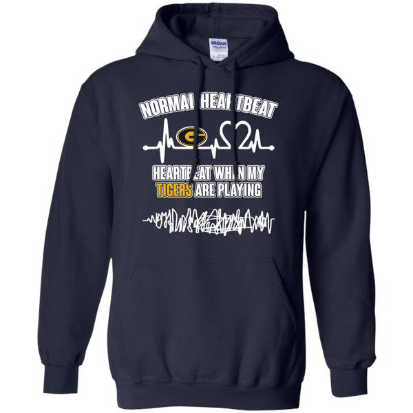 Grambling State Tigers T shirts Heartbeat When My Tigers Playing Hoodies Sweatshirts