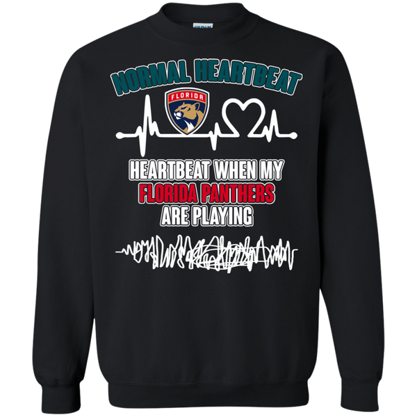 Florida Panthers T shirts Heartbeat When My Florida Panthers Playing Hoodies Sweatshirts