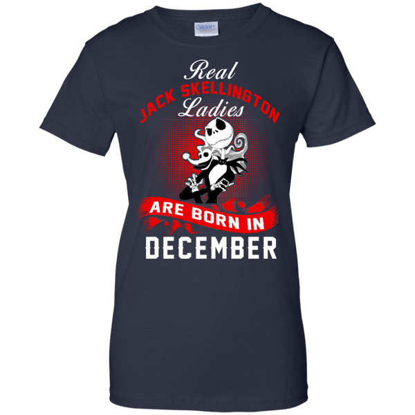 Jack Skellington T shirts Real Jack Skellington Ladies Born In December Hoodies Sweatshirts