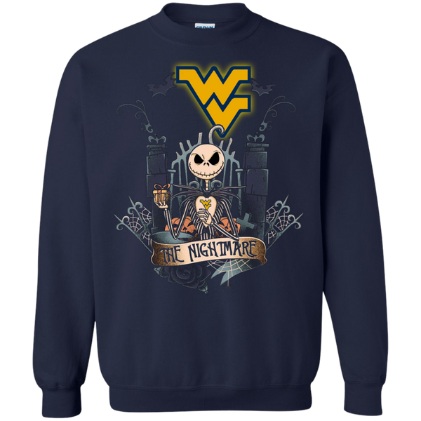 Halloween West Virginia Mountaineers T shirts The Nightmare Hoodies Sweatshirts