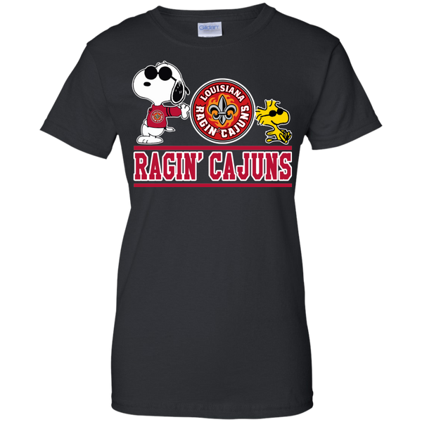 Louisiana Lafayette Ragin' Cajuns T shirts Snoopy Hoodies Sweatshirts