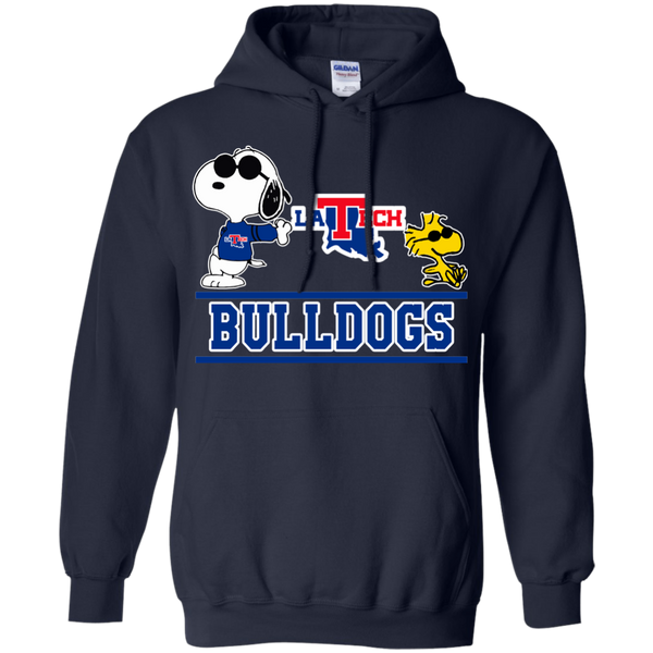 Louisiana Tech Bulldogs T shirts Snoopy Hoodies Sweatshirts