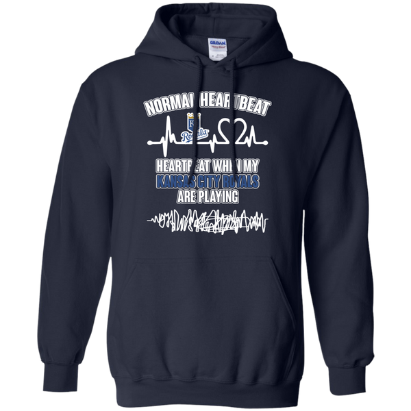Kansas City Royals T shirts Heartbeat When My Kansas City Royals Playing Hoodies Sweatshirts