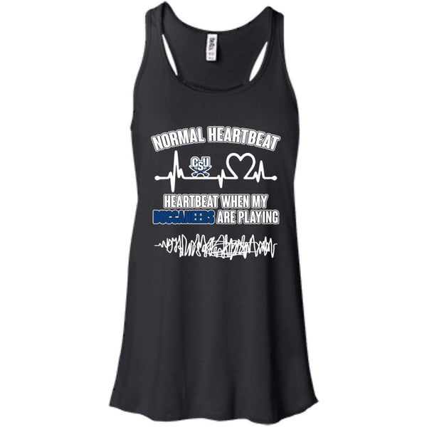 Charleston Southern Buccaneers T shirts Heartbeat When My Buccaneers Playing Hoodies Sweatshirts