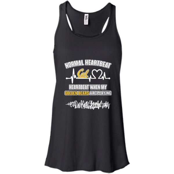 California Golden Bears T shirts Heartbeat When My Golden Bears Playing Hoodies Sweatshirts