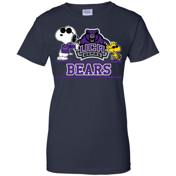 Central Arkansas Bears T shirts Snoopy Hoodies Sweatshirts