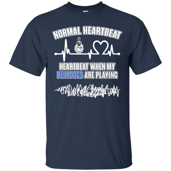 Citadel Bulldogs T shirts Heartbeat When My Bulldogs  Playing Hoodies Sweatshirts