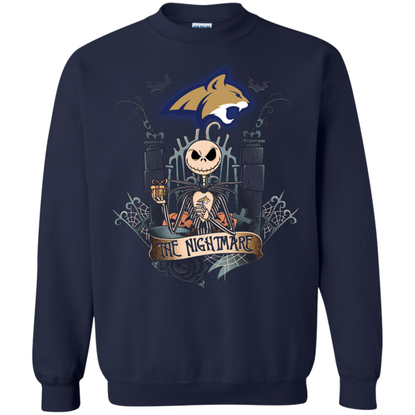 Halloween Montana State Bobcats T shirts The Nightmare Hoodies Sweatshirts